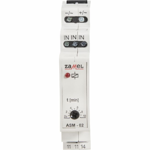Zamel Automatický schodišťový spínač 24V AC/DC ASM-02/24V...