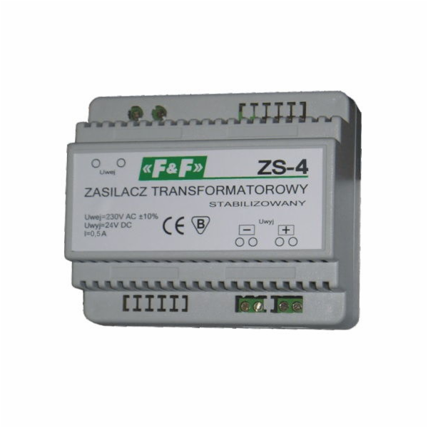 F&F Stabilizovaný napájecí zdroj 230VAC/18VDC 12W 0,66A