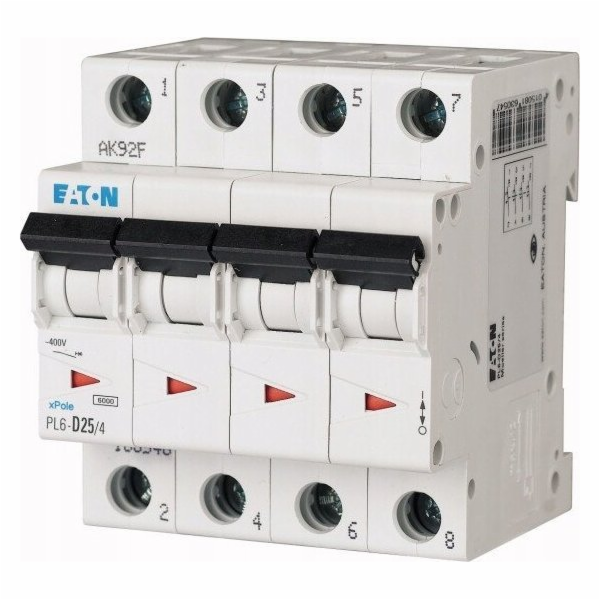 Eaton Jistič 4P D 25A 6kA AC PL6-D25/4 166546