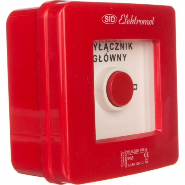 Elektromet Alarmový spínač 4Z 12A /HLAVNÍ VYPÍNAČ/ IP55 W...