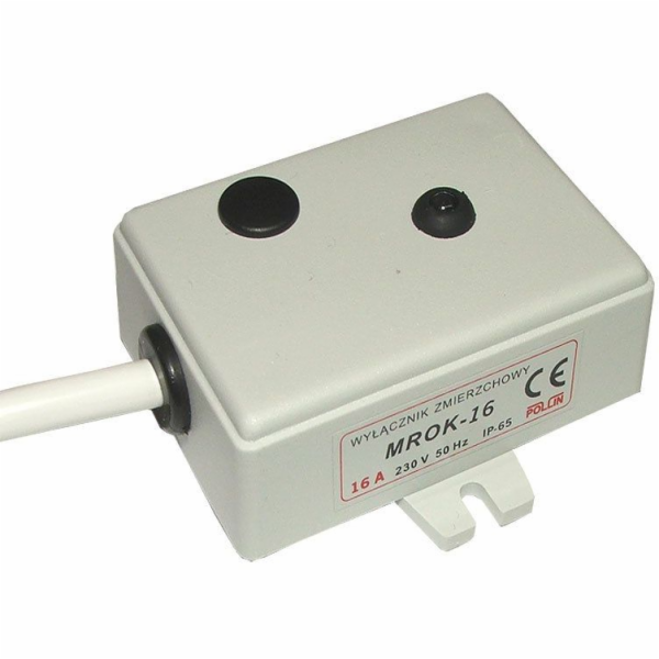 Pollin Soumrakový spínač 16A 230V 2÷50Lx krytí IP65 (MROK...