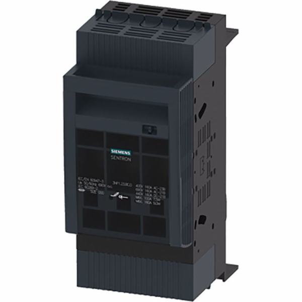 Siemens Pojistkový odpínač 3P 160A NH000 pro montáž na 60...