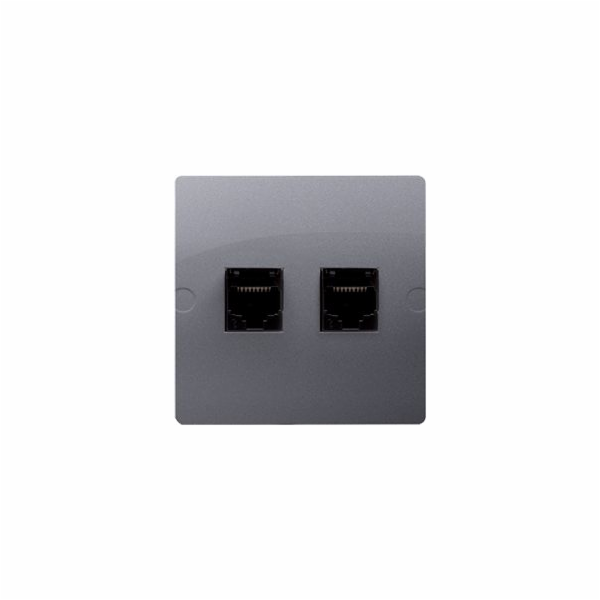 Kontakt-Simon Simon Basic dvojitá počítačová zásuvka RJ45...