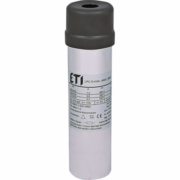 Eti-Polam Kondenzátor CP LPC 5 kVAr 400V 50Hz (004656705)