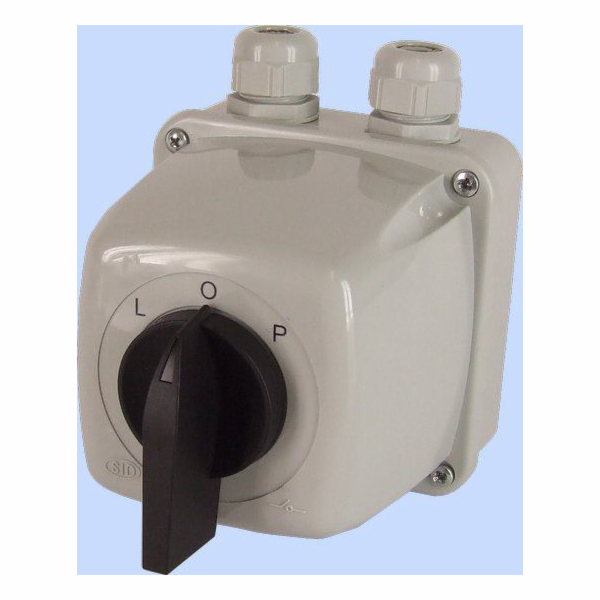 Elektromet Vačkový spínač L-0-P 3P 25A v krytu IP65 Arc 2...