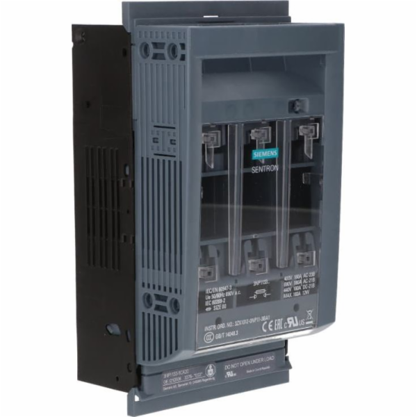Siemens 3NP1 3-pólový pojistkový odpínač NH00 160A pro mo...