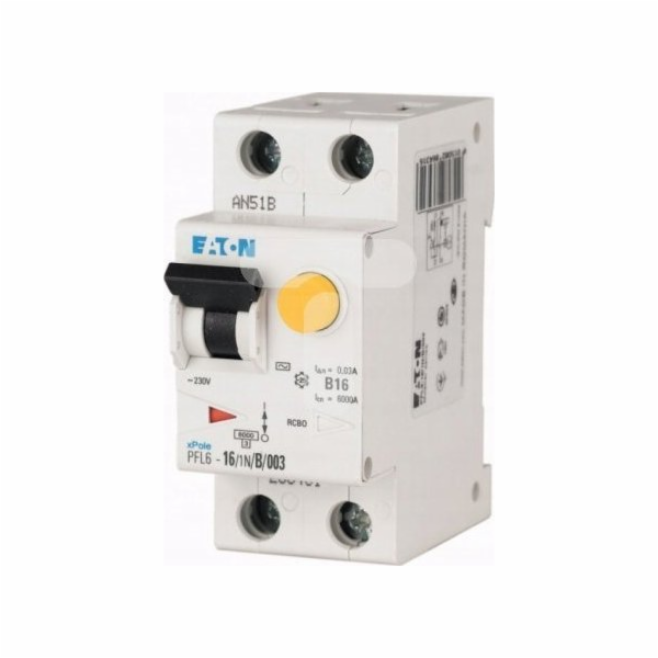 Eaton Proudový chránič 1P+N 25A 0,3A Typ A PFL6-25/1N/B/0...