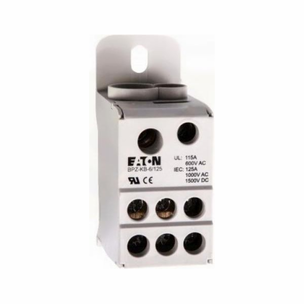 Eaton rozvodný blok 1-pólový 125A BPZ-KB-6/125 (102714)