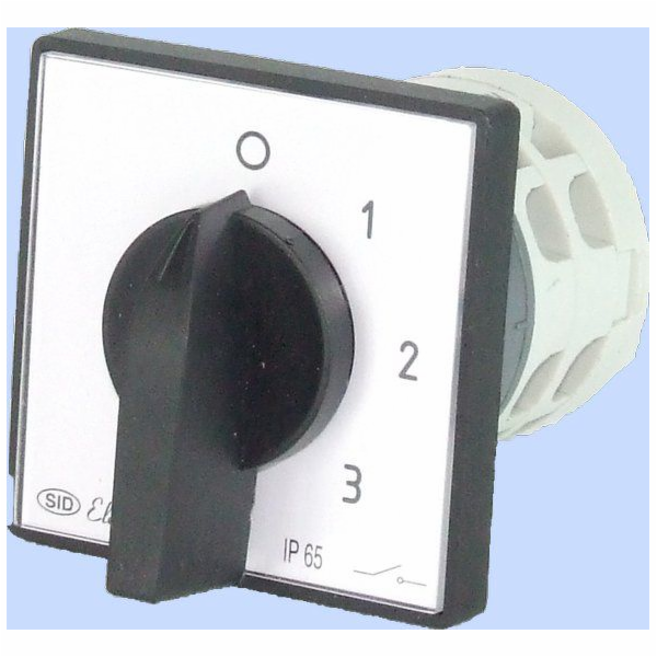 Elektromet Vačkový spínač 0-1-2-3 3P 16A IP65 Obloukový E...