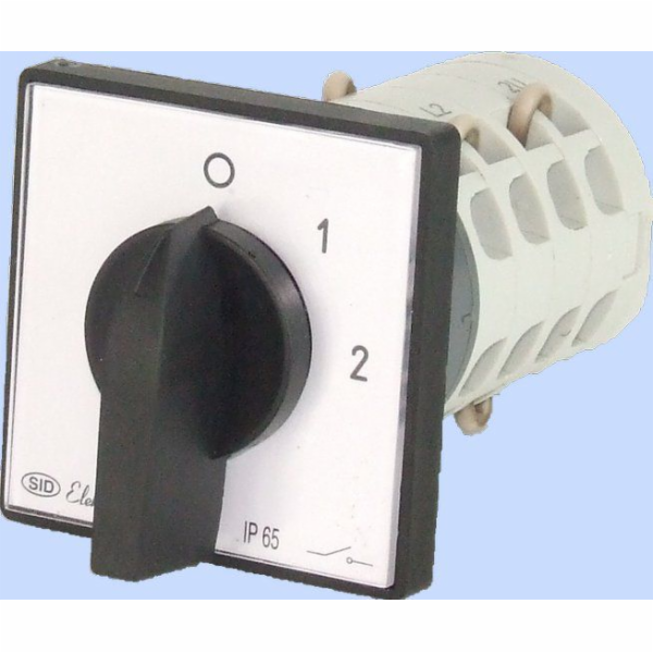 Elektromet Vačkový spínač 0-1-2 3P 16A IP65 s krytkou Arc...