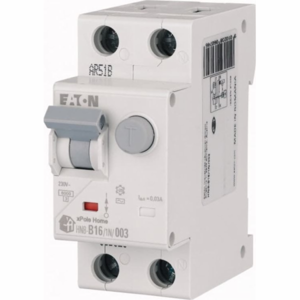 Eaton Proudový chránič 2P 13A B 0,03A typ AC xPole Home H...