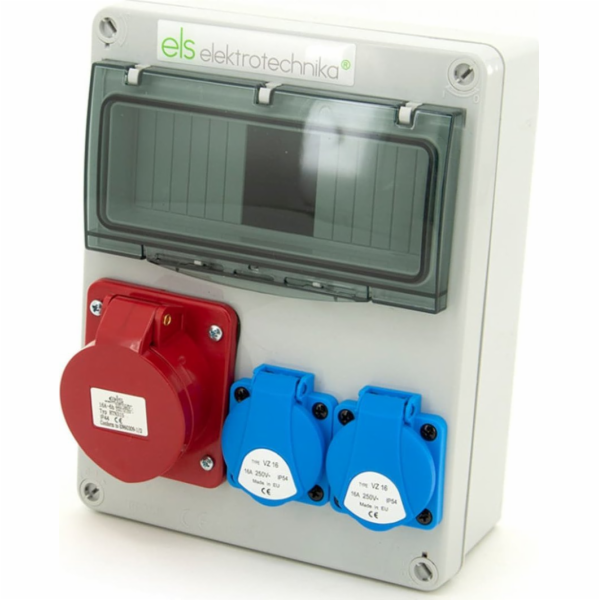 ELS Elektrotechnika Rozvaděč budov 16A/5 + 2*GS 230V, nás...