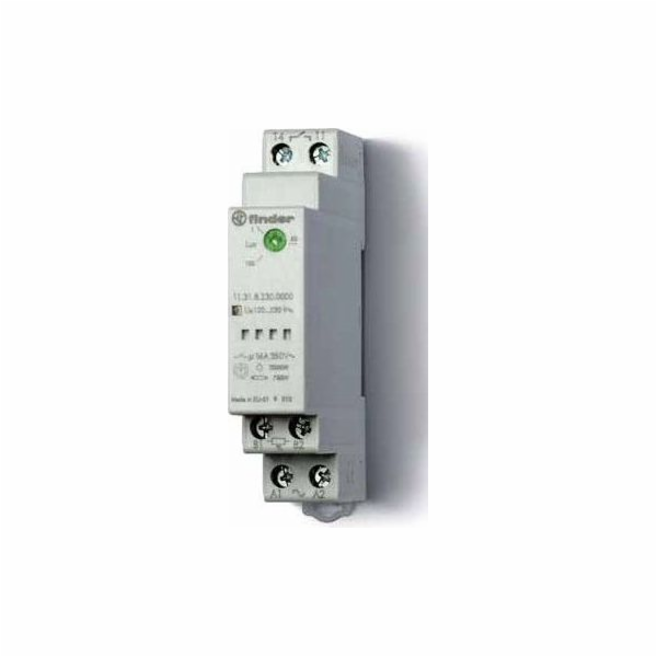 Finder Soumrakový spínač 1Z 16A 230V AC 17,5mm IP20 exter...