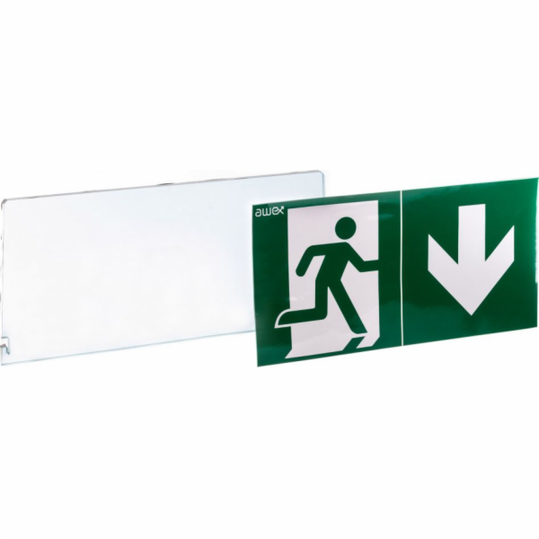 AWEX Plexa pro oboustranné směrové svítidlo EXIT L PU32 +...