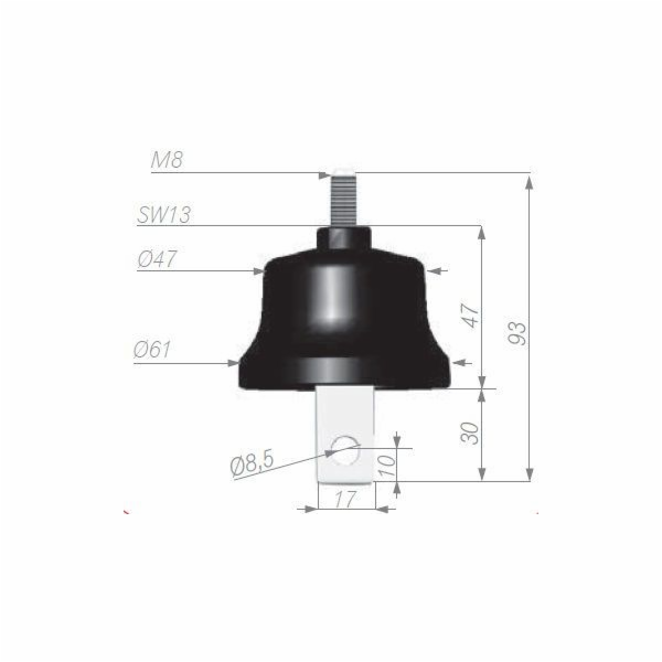 Apator Svodič přepětí A 500V 5kA ASA 500-5B (63-930100-131)