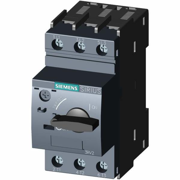 Siemens Motorový jistič 3P 0,55kW 1,1-1,6A S00 (3RV2011-1...
