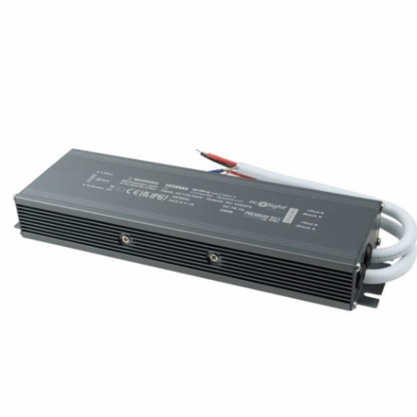 Ecolight Hermetický LED napájecí zdroj 200W 12V IP67 Prem...