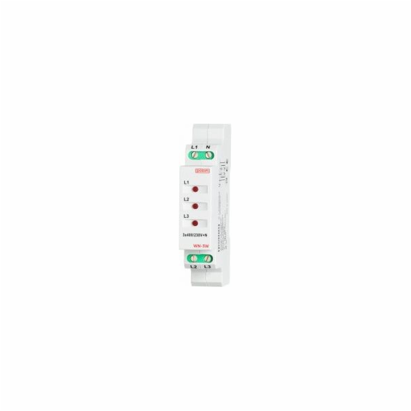 Pollin Modulární LED lampa 3fázová 3x400V AC TH35 (WN-3W)