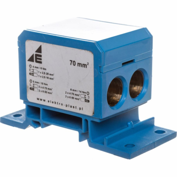 Elektro-Plast Rozvodný blok 2x4-70mm2 + 2x4-50mm2 + 1x4-2...