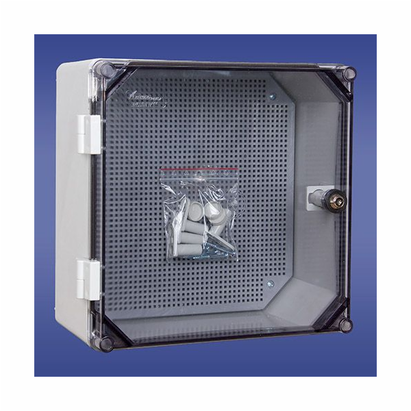 Elektro-Plast Kryt 300 x 300 x 166 mm s průhlednou montáž...