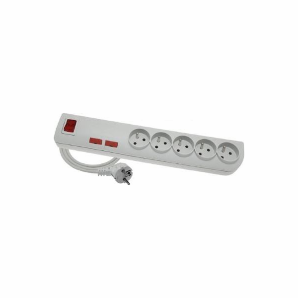 Elgotech Přepěťová ochrana PSF, prodlužovací kabel, 5 zás...