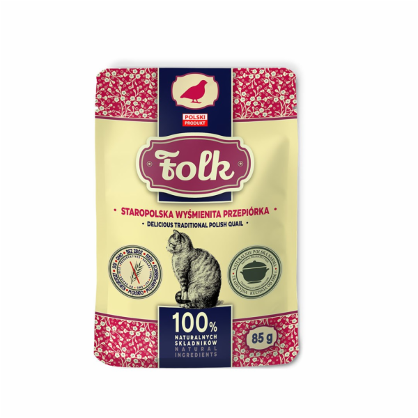 FOLK Delicious traditional polish quail - mokré krmivo pr...