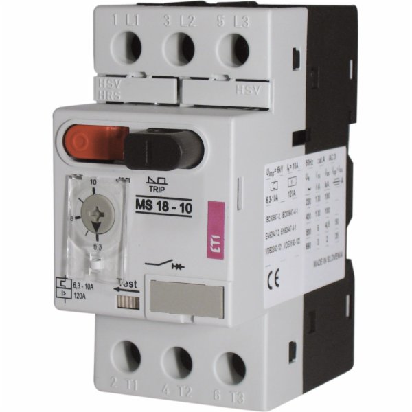 Eti-Polam Motorový jistič 3P 0,12kW 0,4-0,63A MS18 (00460...