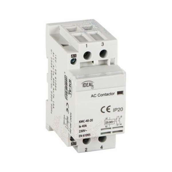 Kanlux Modulární stykač 40A 2Z 0R 230V AC KMC-40-20 23253