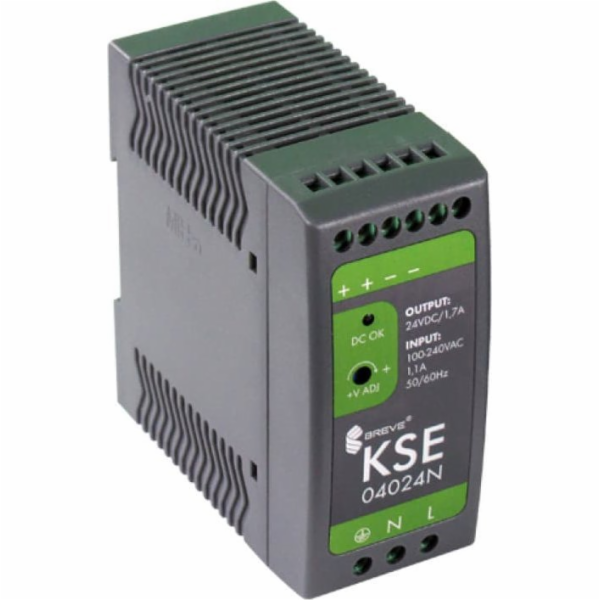 BREVE Spínaný napájecí zdroj KSE 04024 230/24VDC 40W 1,7A...
