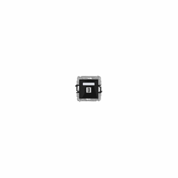 Karlik MINI nabíječka s jedním USB 5V 2A matně černá 12MC...