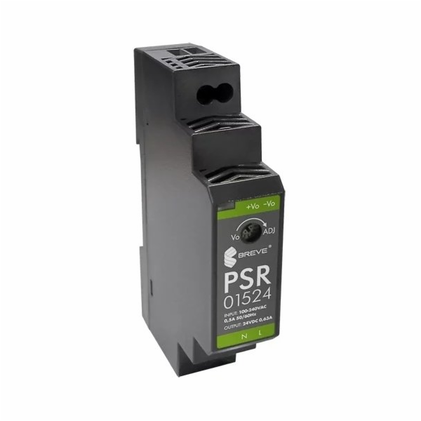 BREVE Spínaný napájecí zdroj PSR 01524 230/24VDC 0,63A 15...