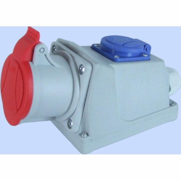Elektromet Pevná zásuvka KOMBI 32A 4P 400V IP44 GSC (921846)