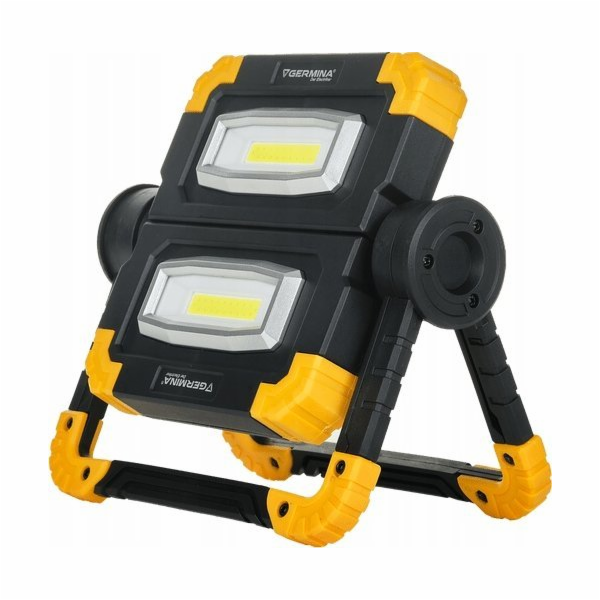 Germina Dobíjecí LED pracovní lampa s powerbankou, 20 W, ...