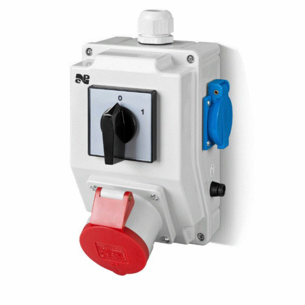 Elektro-Plast Instalační sada se zásuvkou 16A 5P+2P+Z RS-...