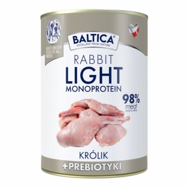 BALTICA Nutraceutic Monoprotein Light Rabbit with prebiot...