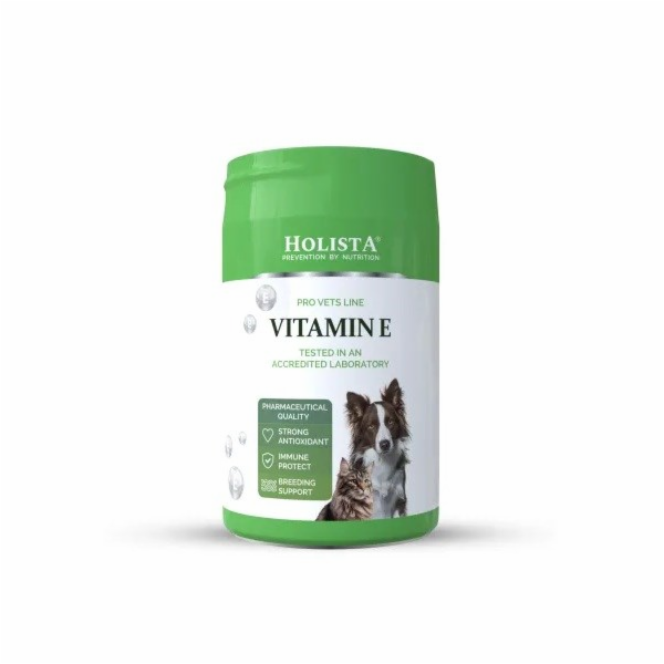 HOLISTA Vitamin E - doplňky stravy pro psy a kočky - 200g