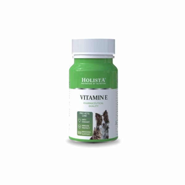 HOLISTA Vitamin E - doplňky stravy pro psy a kočky - 90 t...