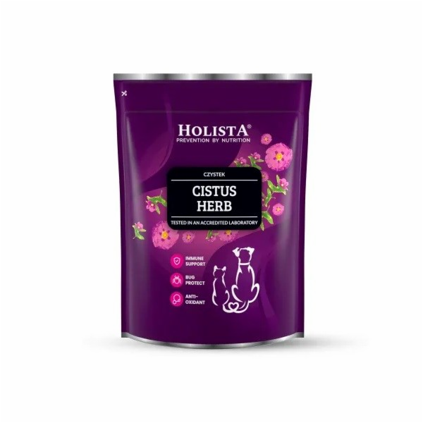 HOLISTA Cistus herb - doplňky stravy pro psy a kočky - 500g