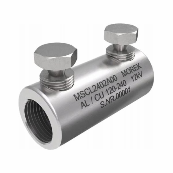 MOREK MSCL240 Al/Cu šroubovací konektor 120-240 mm2 12 kV...
