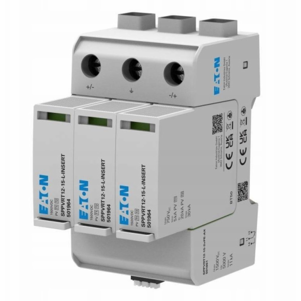 Eaton Vložka pro omezovač SPPVRT12-10-4 Typ T1+T2 kolej +...