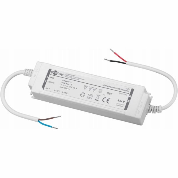 Goobay Transformátor pro LED 24 V (DC), 100 W, IP67