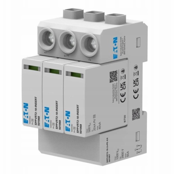 Eaton Svodič přepětí pro fotovoltaiku typ 2 1000 VDC, SPP...