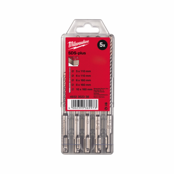 Milwaukee Sada vrtáků SDS+ 10,5 x 6,8 mm (4932352338)