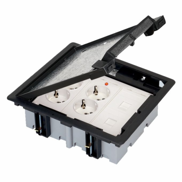 Kontakt-Simon SF trojitá podlahová krabice 6xK45 + SM302/...
