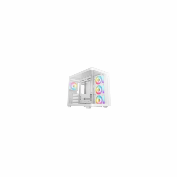 Deepcool CG530U 4F WH (bílá, zakřivená skleněná vitrína)