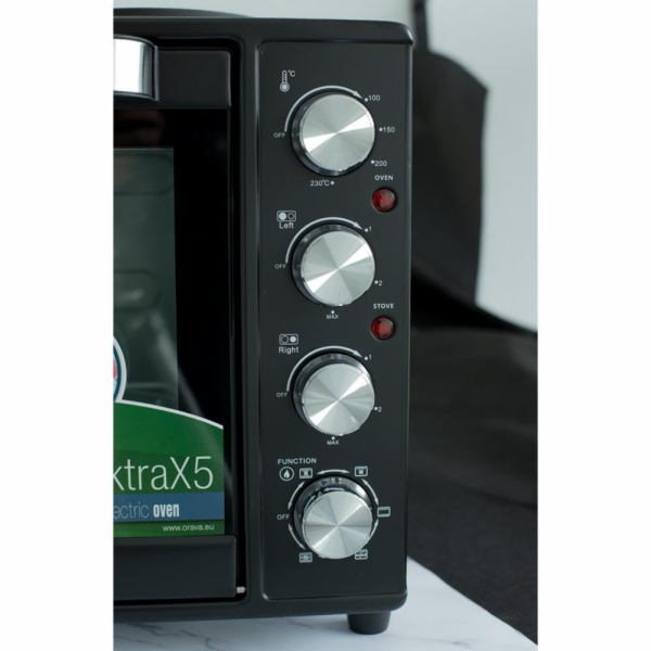Orava Elektra-X5 Elektrická trouba s dvojplotýnkou 38 l
