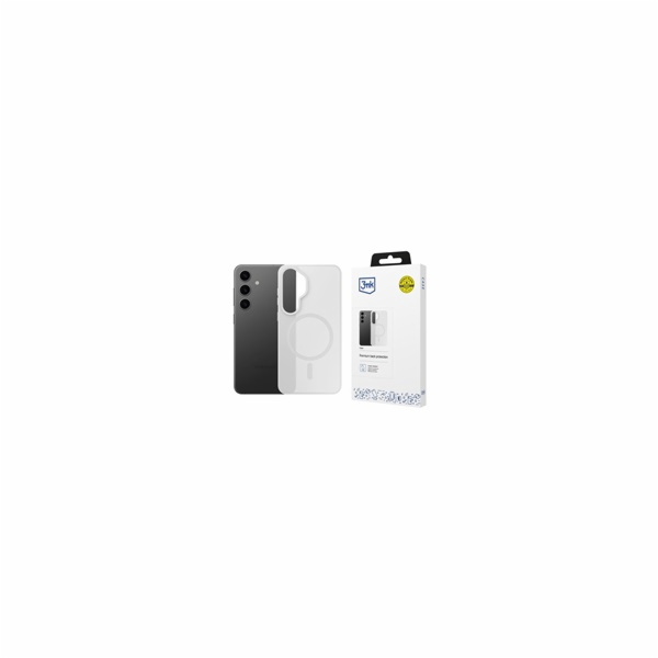 3mk ochranný kryt Smoke MagCase White pro Samsung Galaxy S25