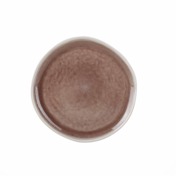 DOMOLETTI Talíř Rose velvet, O 20,3 cm, bílý/růžový