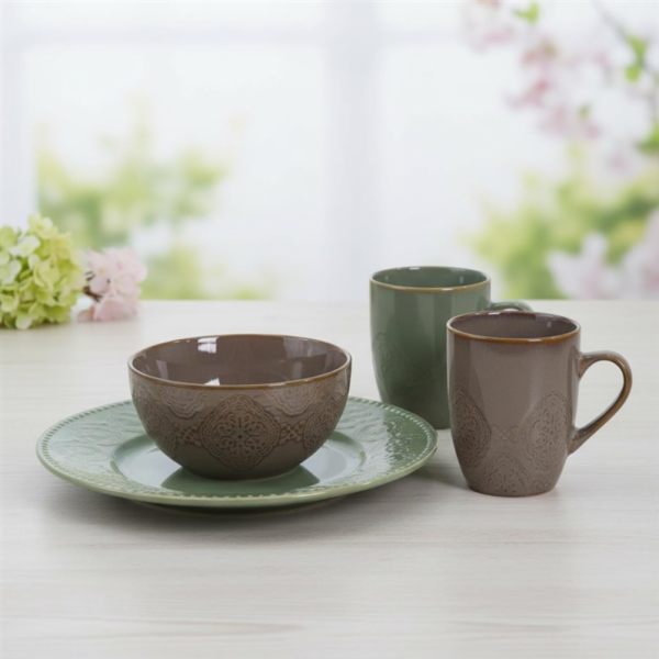 DOMOLETTI Miska Brown arab, hnědá, 14,5 cm