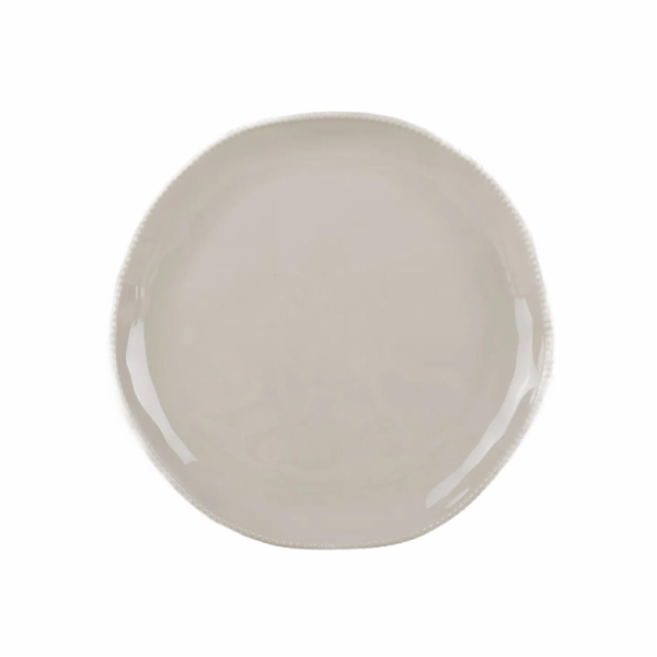 DOMOLETTI Jídelní talíř Pearl Blush, O 26,5 cm, krémový